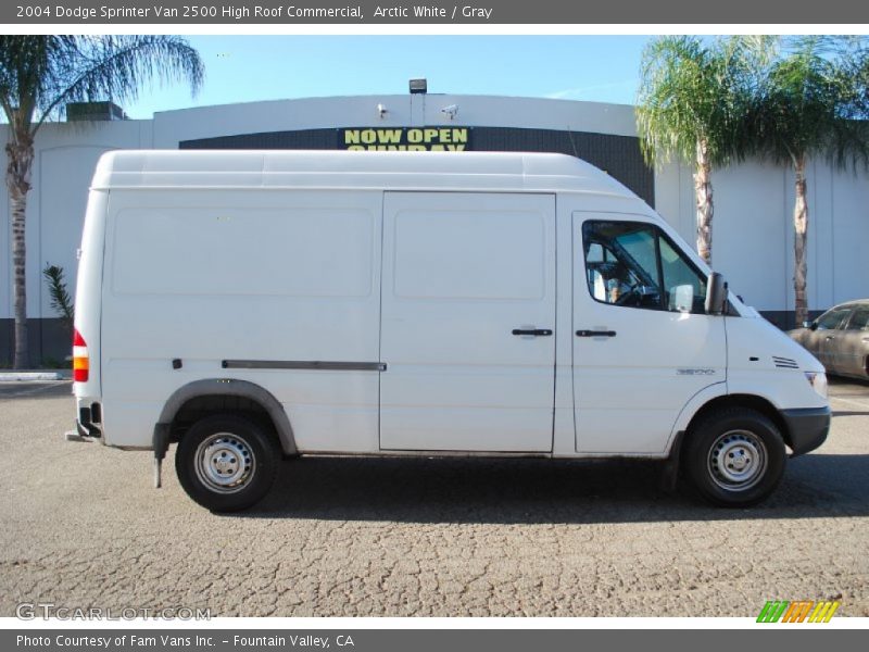Arctic White / Gray 2004 Dodge Sprinter Van 2500 High Roof Commercial