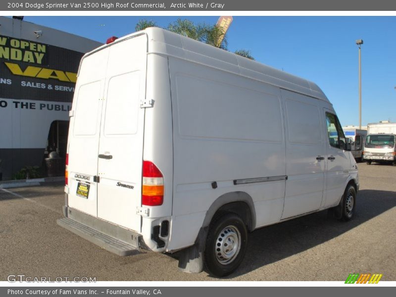 Arctic White / Gray 2004 Dodge Sprinter Van 2500 High Roof Commercial