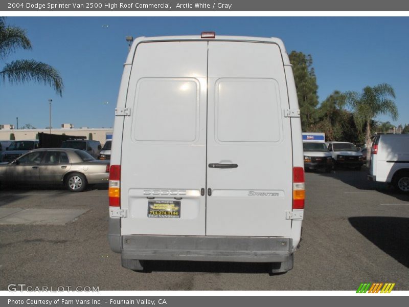 Arctic White / Gray 2004 Dodge Sprinter Van 2500 High Roof Commercial