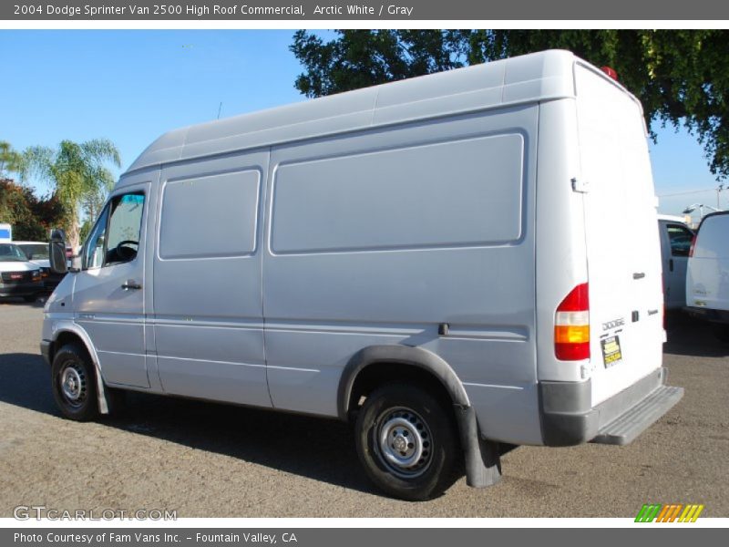 Arctic White / Gray 2004 Dodge Sprinter Van 2500 High Roof Commercial