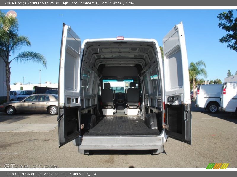 Arctic White / Gray 2004 Dodge Sprinter Van 2500 High Roof Commercial