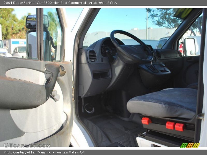 Arctic White / Gray 2004 Dodge Sprinter Van 2500 High Roof Commercial