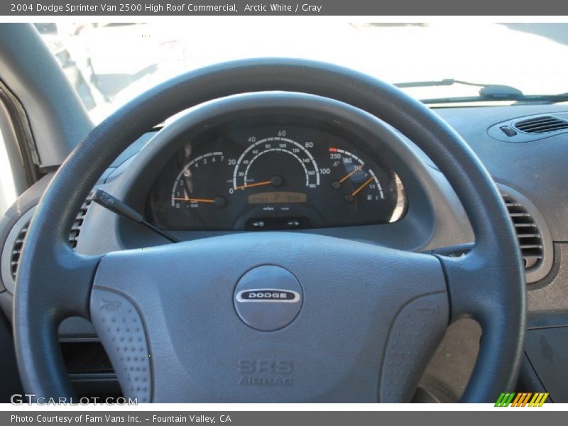 Arctic White / Gray 2004 Dodge Sprinter Van 2500 High Roof Commercial