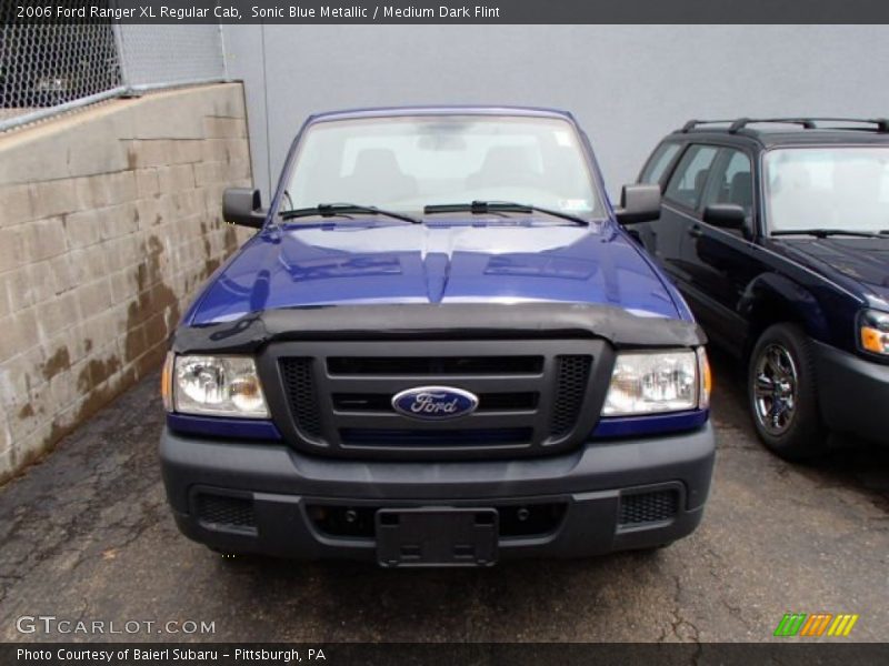 Sonic Blue Metallic / Medium Dark Flint 2006 Ford Ranger XL Regular Cab