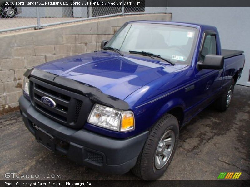 Sonic Blue Metallic / Medium Dark Flint 2006 Ford Ranger XL Regular Cab