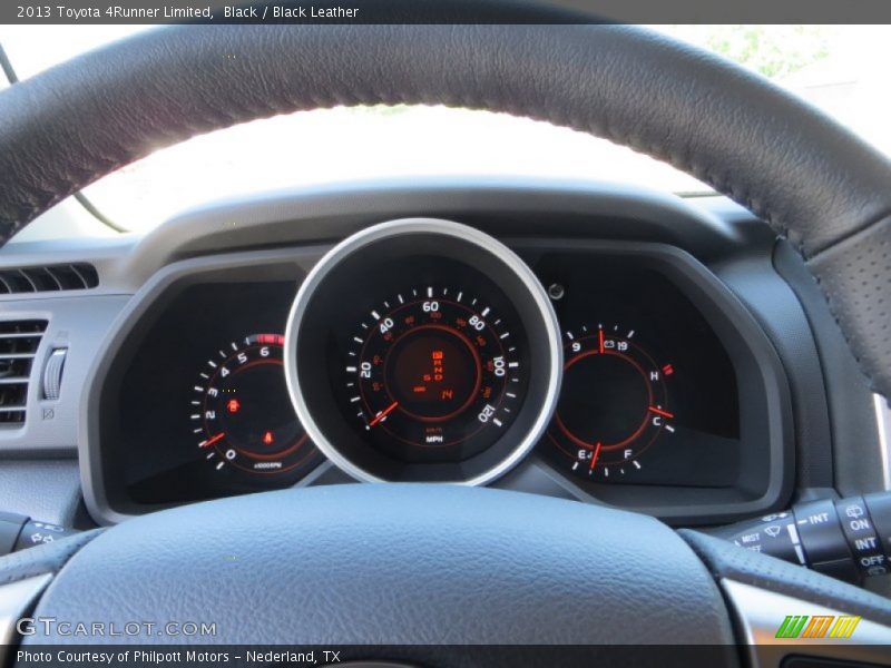 Black / Black Leather 2013 Toyota 4Runner Limited