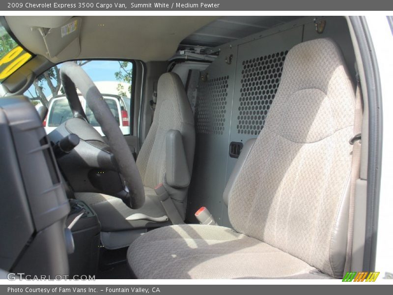 Summit White / Medium Pewter 2009 Chevrolet Express 3500 Cargo Van