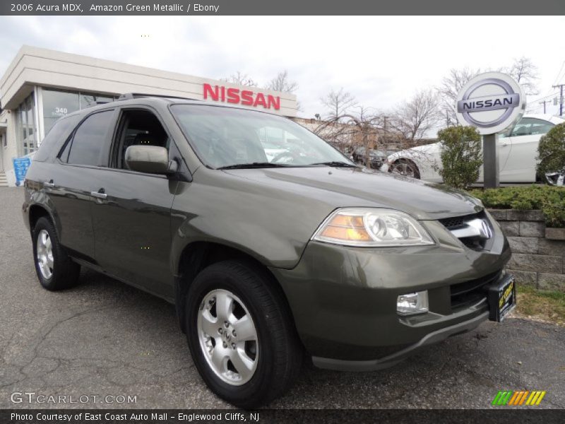 Amazon Green Metallic / Ebony 2006 Acura MDX