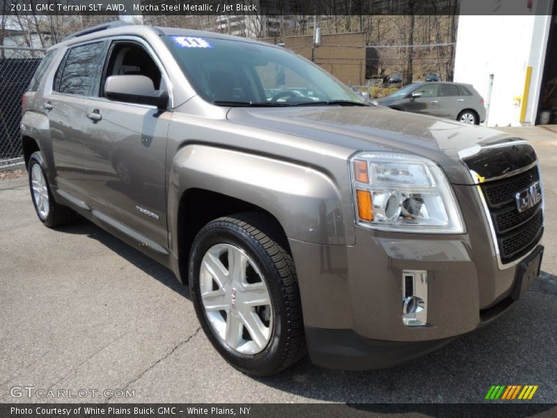 Mocha Steel Metallic / Jet Black 2011 GMC Terrain SLT AWD