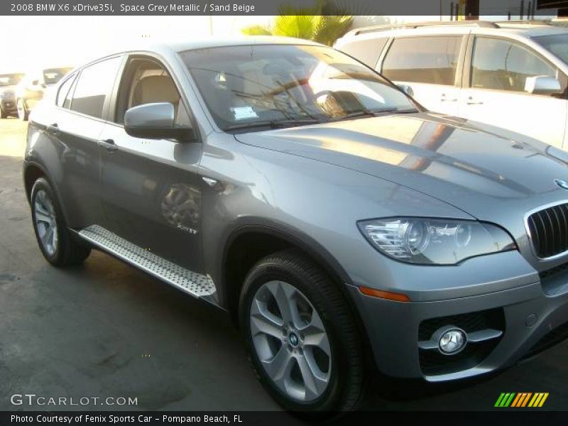 Space Grey Metallic / Sand Beige 2008 BMW X6 xDrive35i