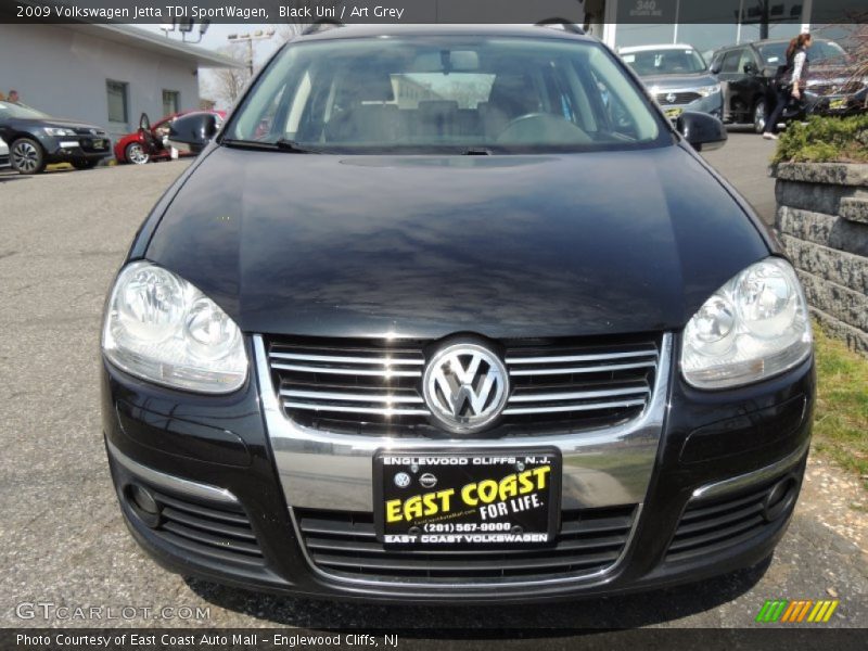 Black Uni / Art Grey 2009 Volkswagen Jetta TDI SportWagen