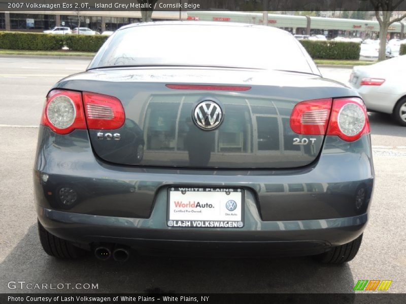 Island Grey Metallic / Cornsilk Beige 2007 Volkswagen Eos 2.0T