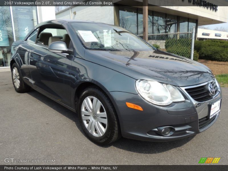 Island Grey Metallic / Cornsilk Beige 2007 Volkswagen Eos 2.0T
