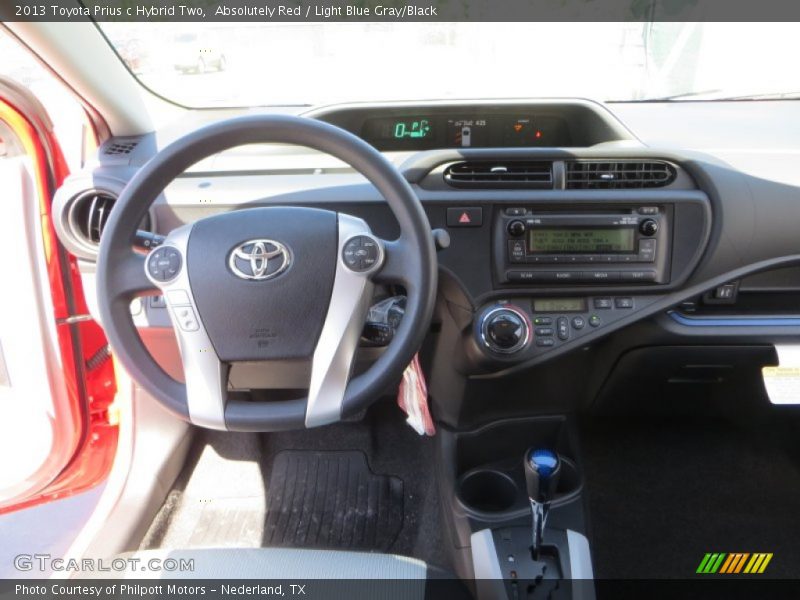 Dashboard of 2013 Prius c Hybrid Two