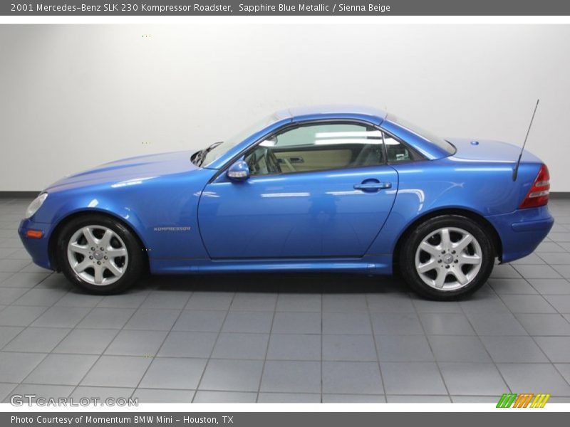  2001 SLK 230 Kompressor Roadster Sapphire Blue Metallic