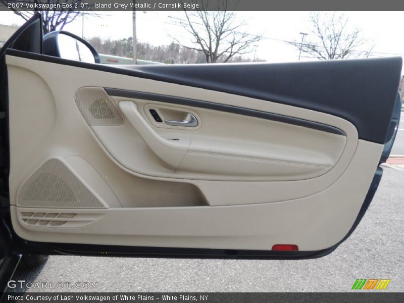 Island Grey Metallic / Cornsilk Beige 2007 Volkswagen Eos 2.0T