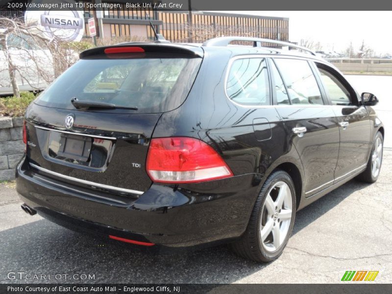 Black Uni / Art Grey 2009 Volkswagen Jetta TDI SportWagen