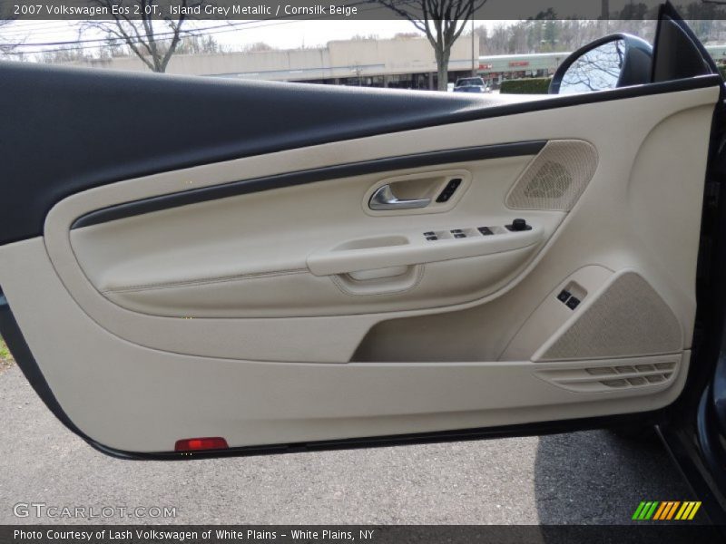 Island Grey Metallic / Cornsilk Beige 2007 Volkswagen Eos 2.0T
