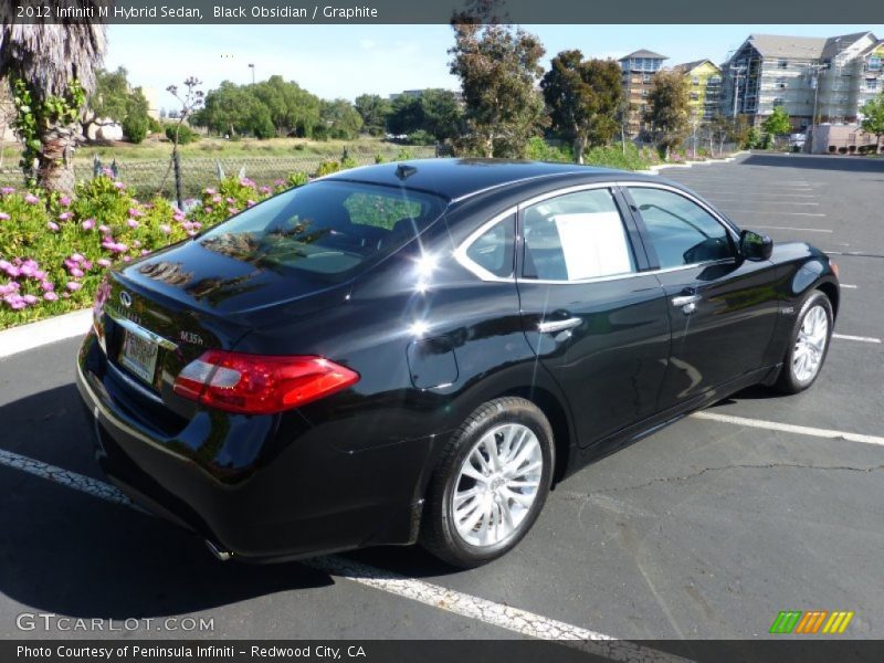 Black Obsidian / Graphite 2012 Infiniti M Hybrid Sedan