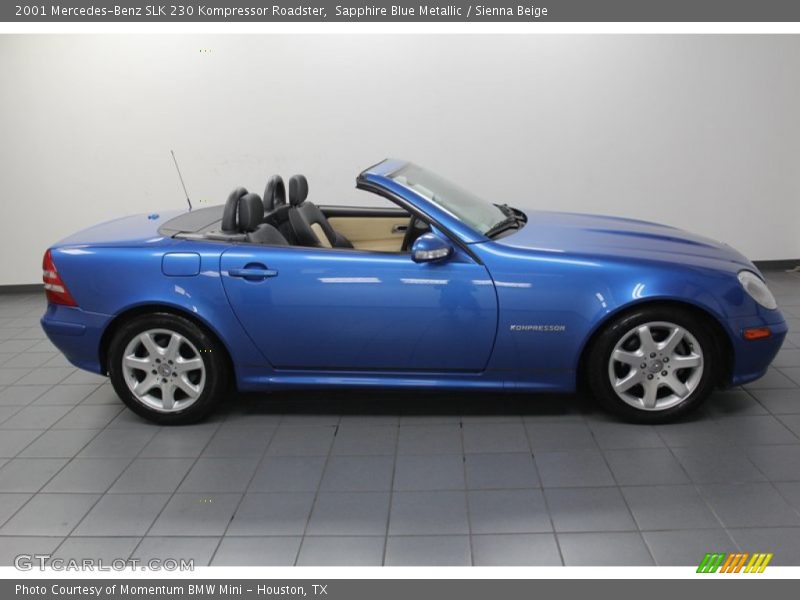  2001 SLK 230 Kompressor Roadster Sapphire Blue Metallic