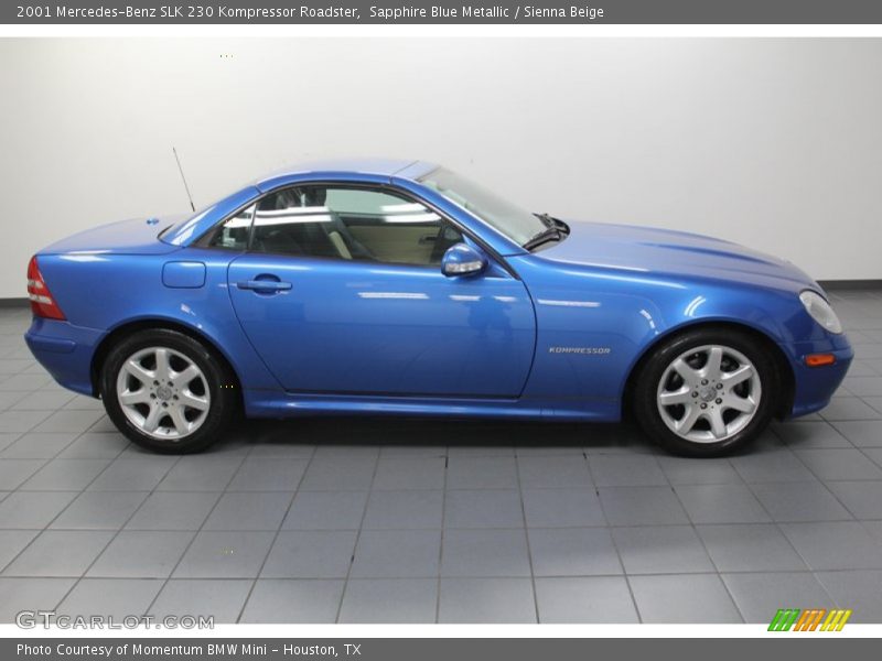  2001 SLK 230 Kompressor Roadster Sapphire Blue Metallic