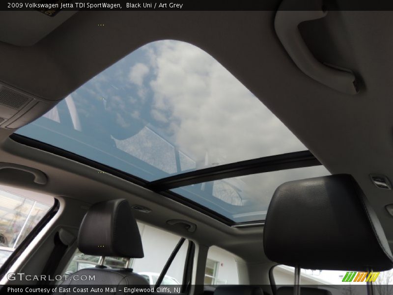 Sunroof of 2009 Jetta TDI SportWagen