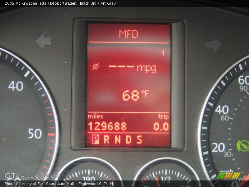 Black Uni / Art Grey 2009 Volkswagen Jetta TDI SportWagen