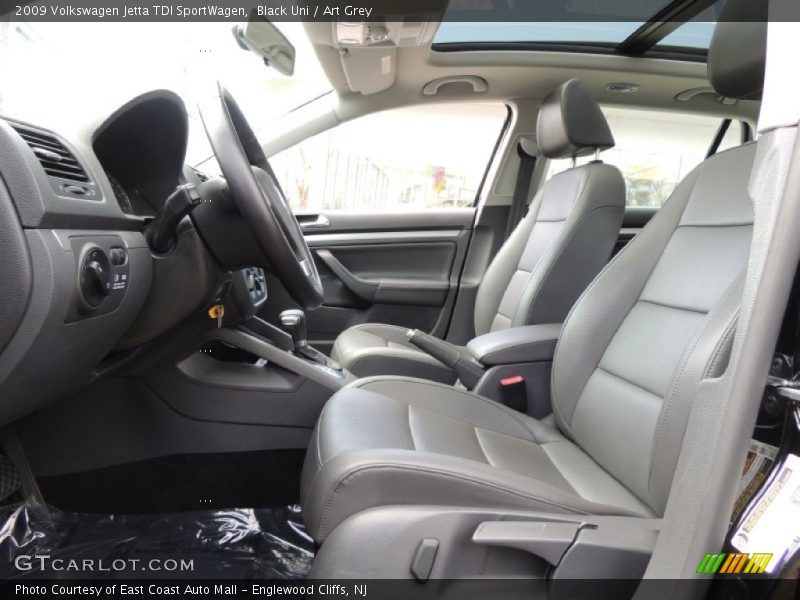  2009 Jetta TDI SportWagen Art Grey Interior