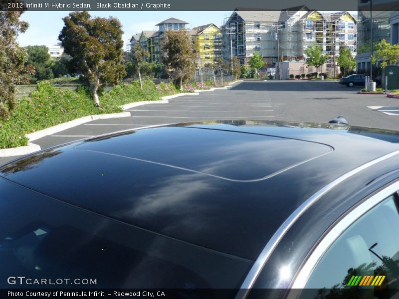 Black Obsidian / Graphite 2012 Infiniti M Hybrid Sedan