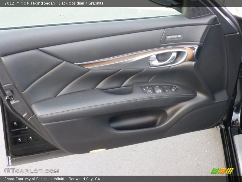 Door Panel of 2012 M Hybrid Sedan