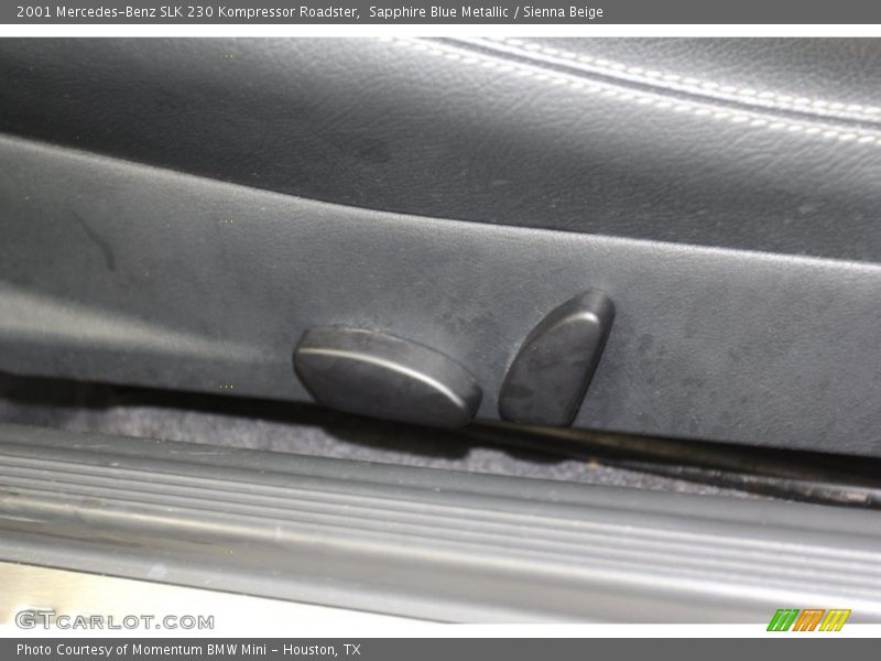 Sapphire Blue Metallic / Sienna Beige 2001 Mercedes-Benz SLK 230 Kompressor Roadster