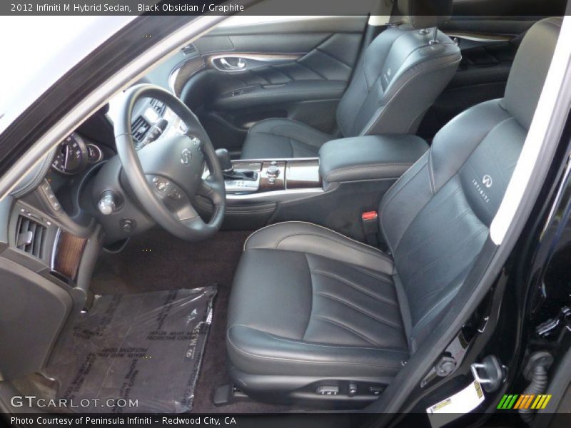  2012 M Hybrid Sedan Graphite Interior