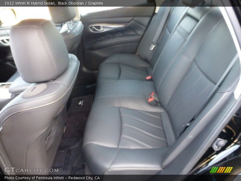 Black Obsidian / Graphite 2012 Infiniti M Hybrid Sedan