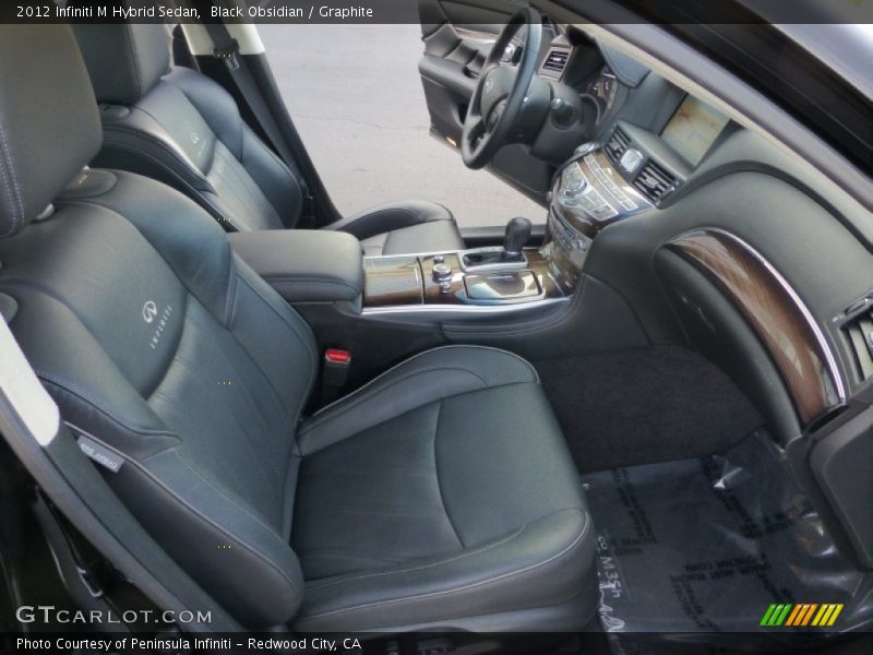  2012 M Hybrid Sedan Graphite Interior