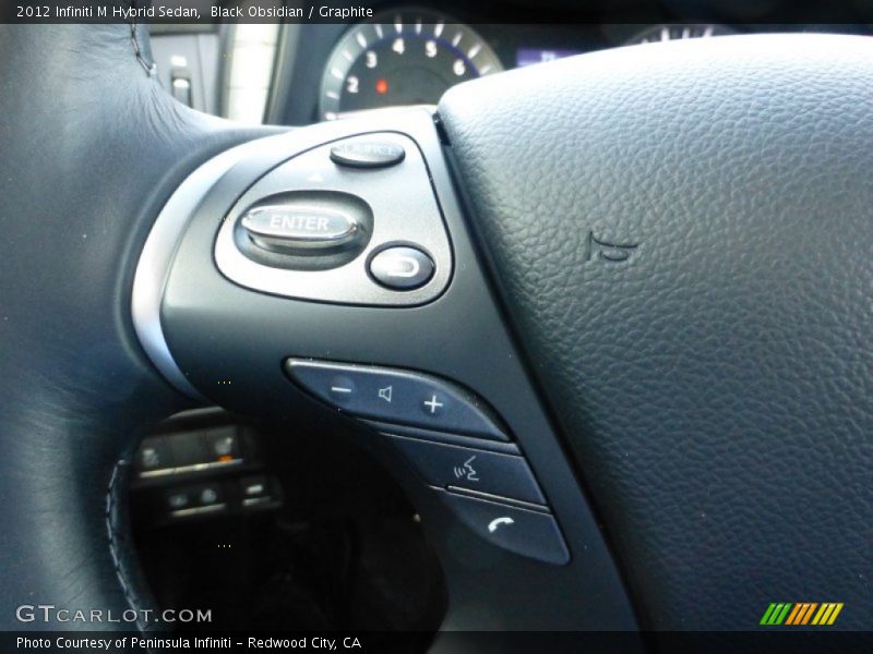 Controls of 2012 M Hybrid Sedan