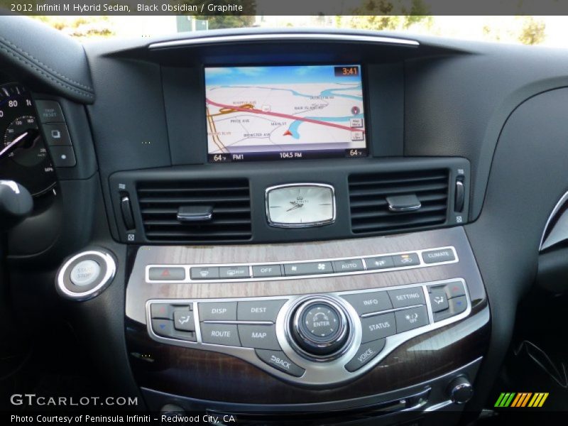 Controls of 2012 M Hybrid Sedan