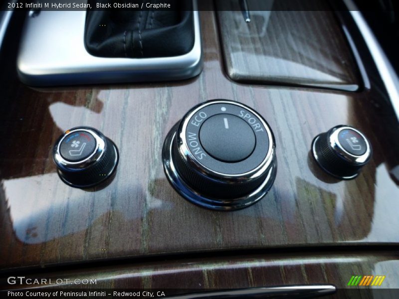 Controls of 2012 M Hybrid Sedan