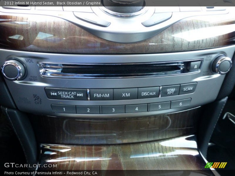Audio System of 2012 M Hybrid Sedan