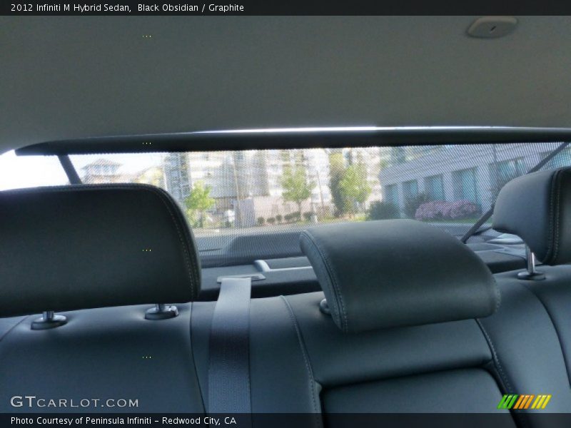 Black Obsidian / Graphite 2012 Infiniti M Hybrid Sedan