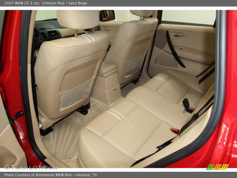 Rear Seat of 2007 X3 3.0si