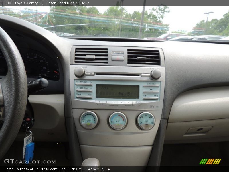 Controls of 2007 Camry LE