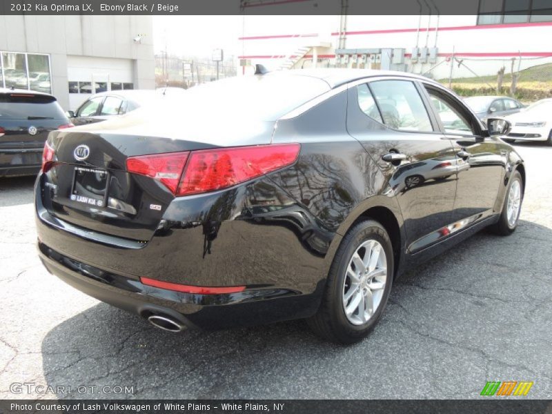 Ebony Black / Beige 2012 Kia Optima LX