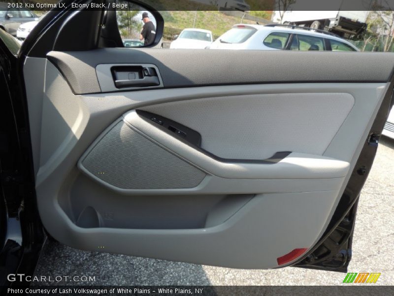 Ebony Black / Beige 2012 Kia Optima LX