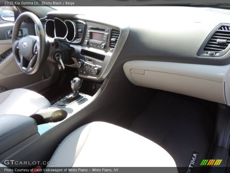 Ebony Black / Beige 2012 Kia Optima LX