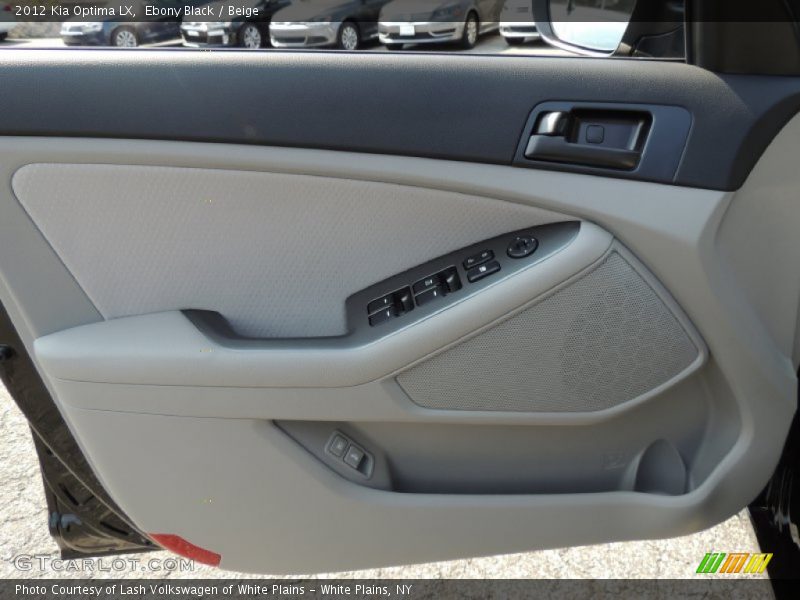 Ebony Black / Beige 2012 Kia Optima LX