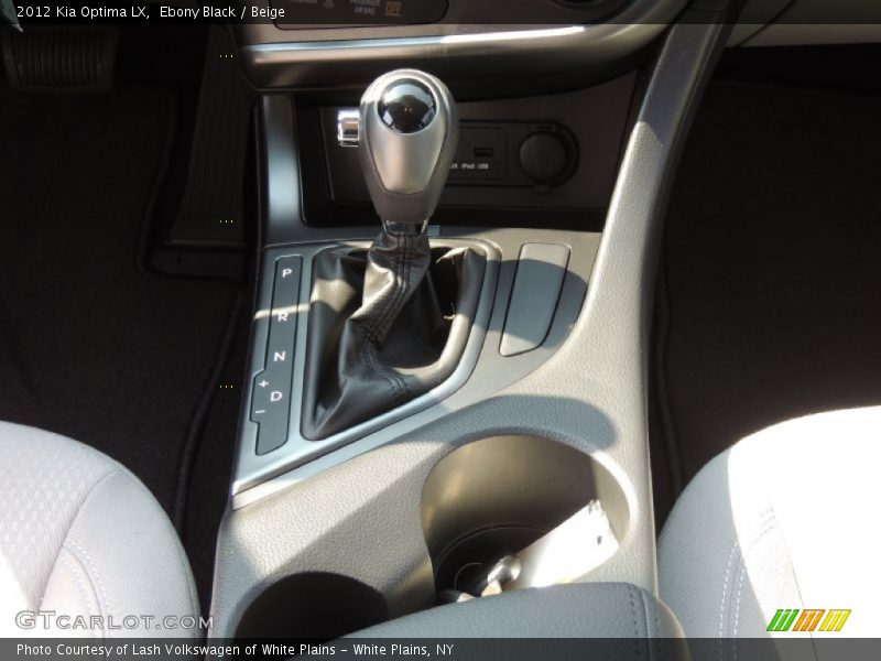 Ebony Black / Beige 2012 Kia Optima LX