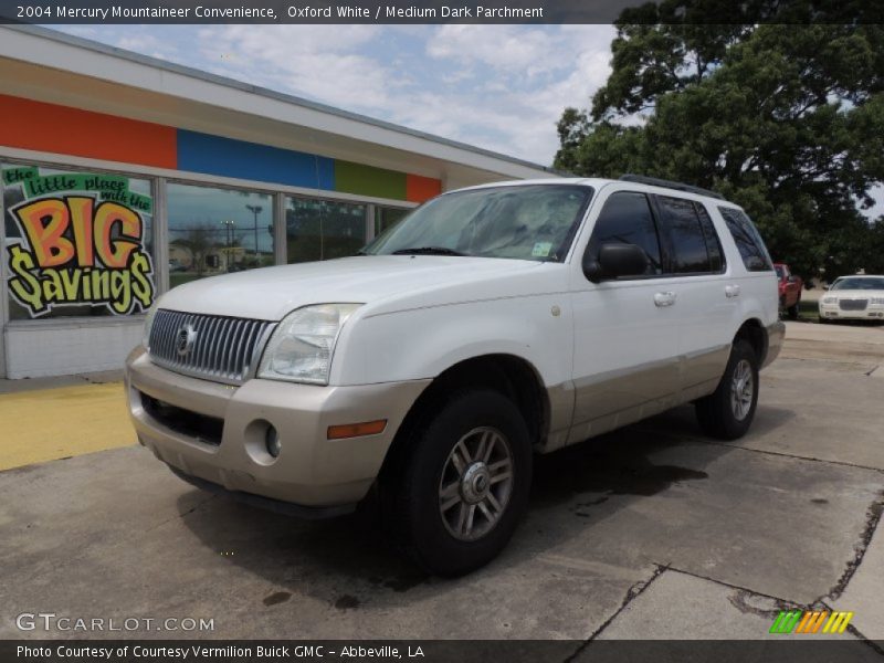 Oxford White / Medium Dark Parchment 2004 Mercury Mountaineer Convenience