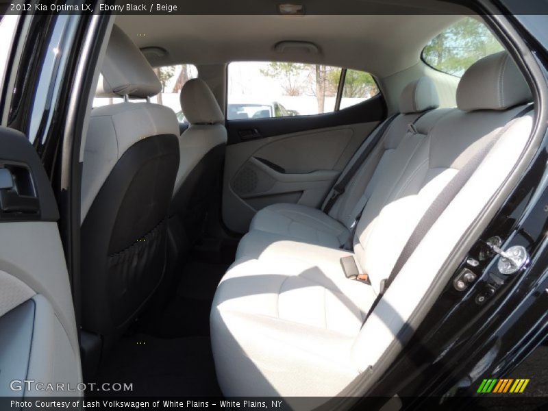 Ebony Black / Beige 2012 Kia Optima LX