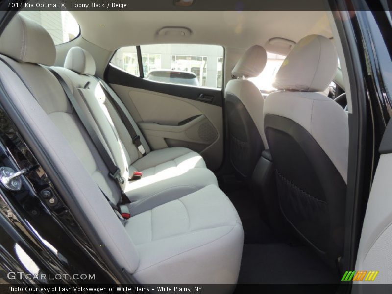 Ebony Black / Beige 2012 Kia Optima LX