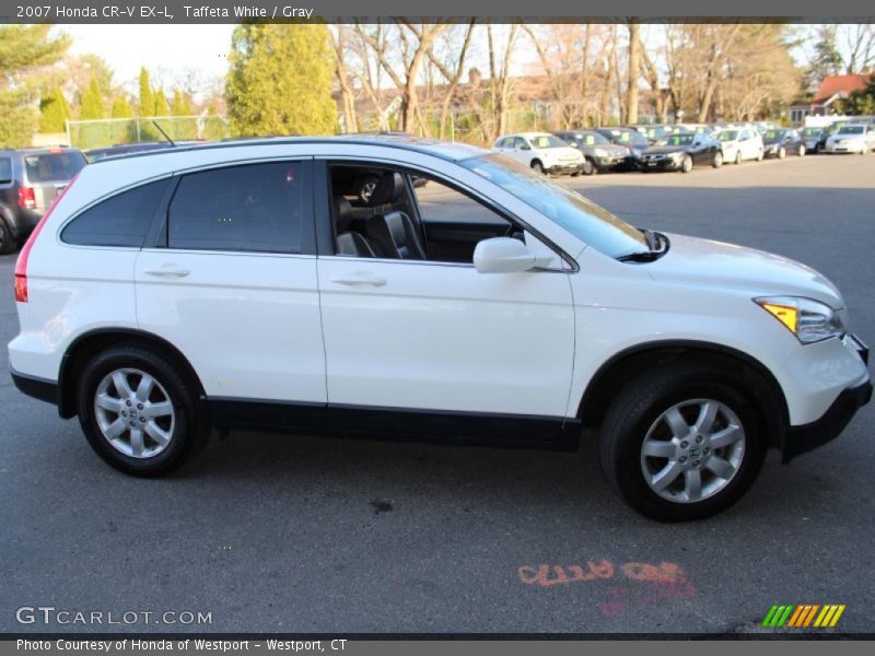 Taffeta White / Gray 2007 Honda CR-V EX-L